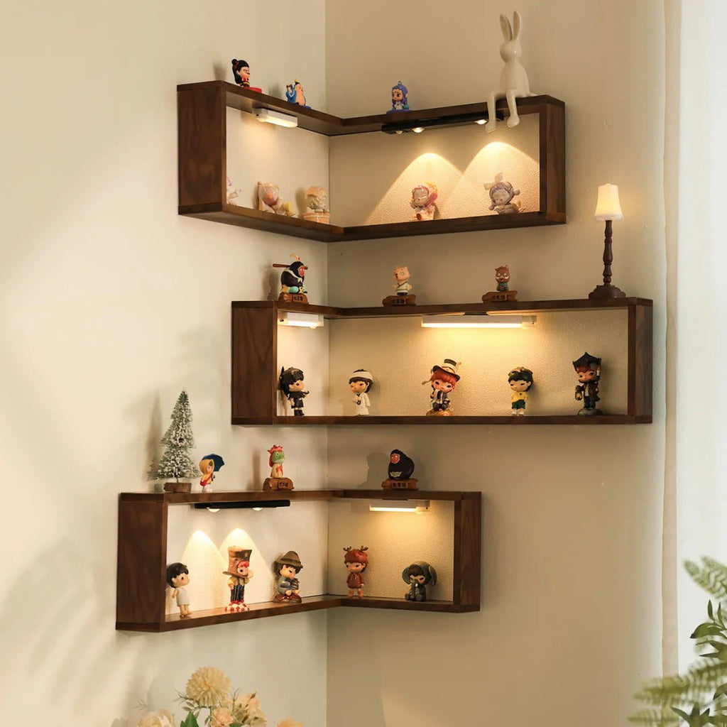 Corner Shelf Wall 90 Degree Corner Bookshelf