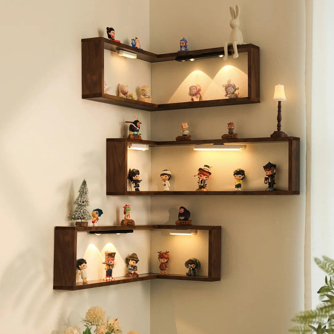 Corner Shelf Wall 90 Degree Corner Bookshelf